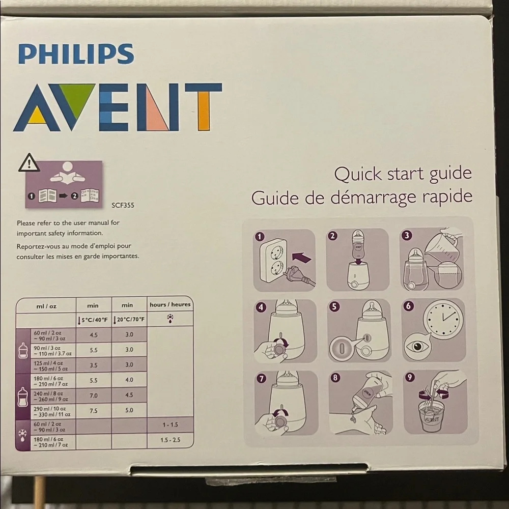 Philips Avent White Fast Bottle Warmer - Picture 4 of 5